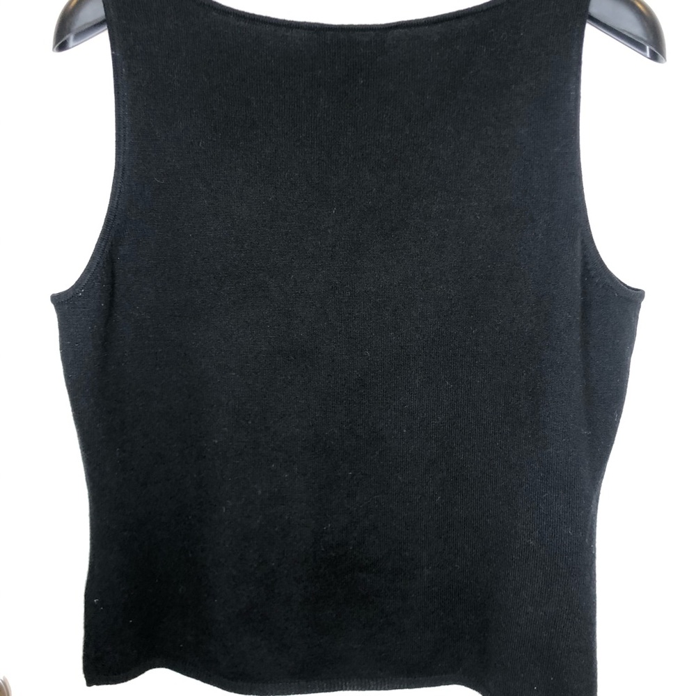 Lauren by Ralph Lauren XL vest silk cashmere - Picture 4 of 8